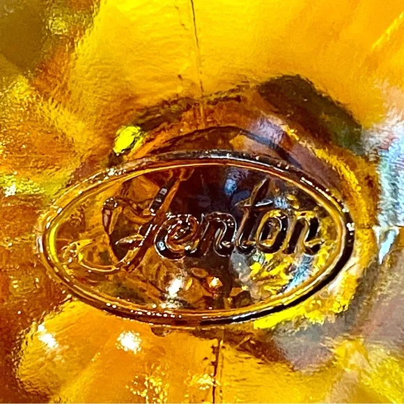 Fenton Amberina Glowy Glass Colletion Swung glass, Compote, and Trinket Dish